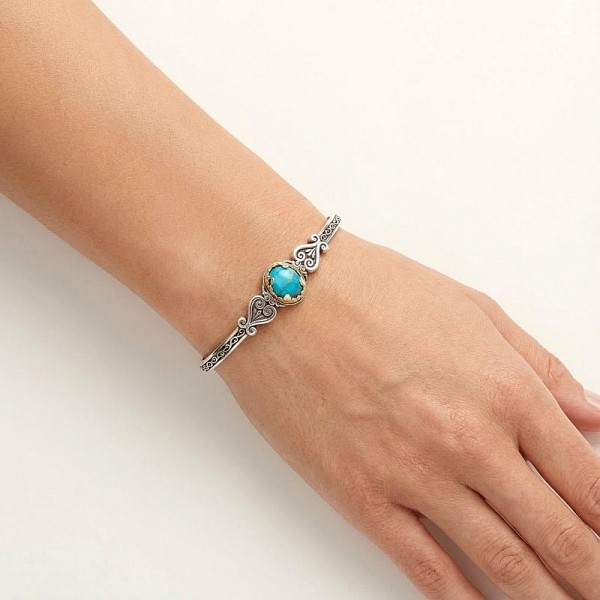 ΒΥΖΑΝΤΙΝΑ ΣΚΟΥΛΑΡΙΚΙΑ ΑΣΗΜΙ925 ΜΕ ΕΠΙΧΡΥΣΩΣΗ Κ18 ΦΙΛΝΤΙΣΙ ΚΑΙ ΑΜΑΖΟΝΙΤΗ ΠΕΤΡΑ