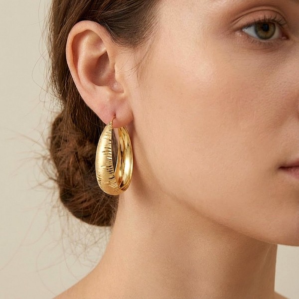 ΚΡΙΚΟΙ ΑΠΟ ΑΣΗΜΙ925 ΜΕ ΕΠΙΧΡΥΣΩΣΗ Κ18  2,5 CM