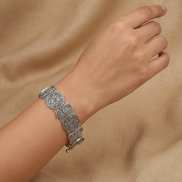 ΑΛΥΣΙΔΩΤΟ ΒΡΑΧΙΟΛΙ ΑΠΟ ΑΣΗΜΙ925 ΚΑΙ ΕΠΙΧΡΥΣΩΣΗ Κ18