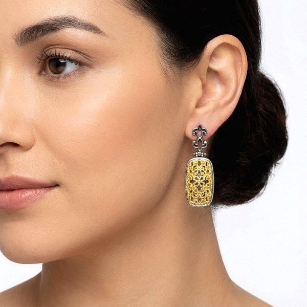 ΜΙΚΡΑ ΒΥΖΑΝΤΙΝΑ ΣΚΟΥΛΑΡΙΚΙΑ ΑΠΟ ΑΣΗΜΙ925 ΚΑΙ COPPER ΤΥΡΚΟΥΑΖ