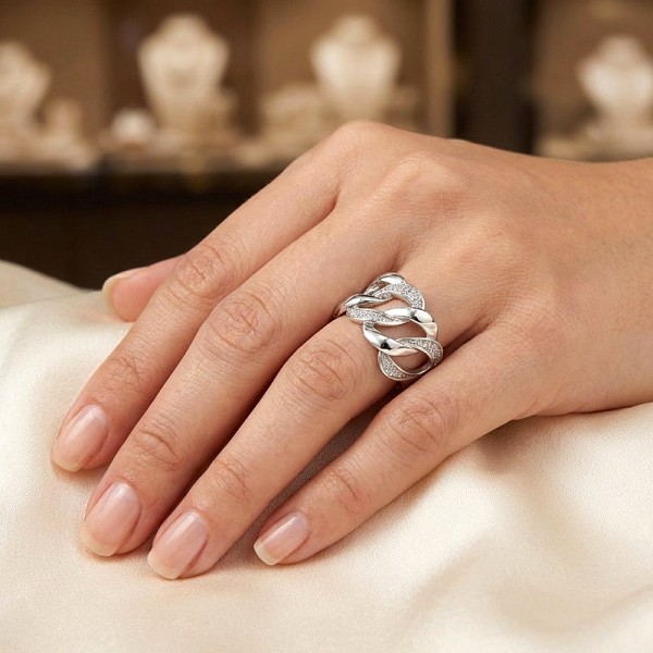 ΔΑΧΤΥΛΙΔΙ ΑΣΗΜΙ925 ΜΕ ΕΠΙΧΡΥΣΩΣΗ Κ18