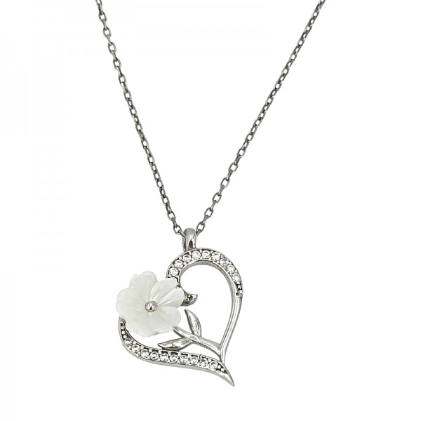 ΜΕΝΤΑΓΙΟΝ ΚΑΡΔΙΑ ΑΣΗΜΙ925 ΜΕ ΕΠΙΠΛΑΤΙΝΩΣΗ ΖΙΡΚΟΝ ΚΑΙ ΦΙΛΝΤΙΣΙ