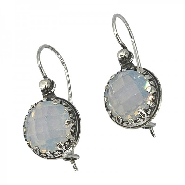 ΑΝΤΙΚΕ ΣΚΟΥΛΑΡΙΚΙΑ ΑΣΗΜΙ925 ΜΕ ΖΙΡΚΟΝ ΠΕΤΡΑ