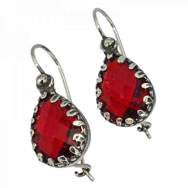 ΑΝΤΙΚΕ ΣΚΟΥΛΑΡΙΚΙΑ ΑΣΗΜΙ925 ΜΕ ΖΙΡΚΟΝ ΠΕΤΡΑ