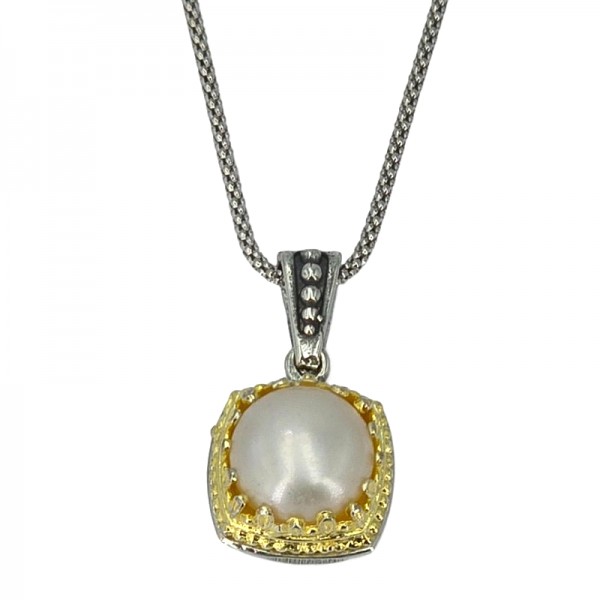 ΒΥΖΑΝΤΙΝΟ ΜΕΝΤΑΓΙΟΝ ΑΣΗΜΙ925 ΕΠΙΧΡΥΣΩΣΗ Κ18 ΚΑΙ ΜΑΡΓΑΡΙΤΑΡΙ ΚΑΛΛΙΕΡΓΕΙΑΣ