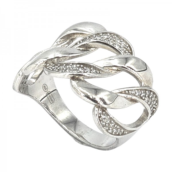 ΔΑΧΤΥΛΙΔΙ ΑΣΗΜΙ 925 ΜΕ ΕΠΙΠΛΑΤΙΝΩΣΗ ΚΑΙ ΖΙΡΚΟΝ ΠΕΤΡΕΣ