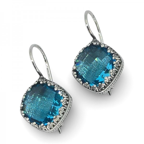 ΑΝΤΙΚΕ ΣΚΟΥΛΑΡΙΚΙΑ ΑΣΗΜΙ925 ΜΕ ΖΙΡΚΟΝ ΠΕΤΡΑ