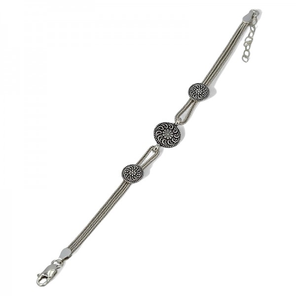 ΧΕΙΡΟΠΟΙΗΤΟ ΑΛΥΣΙΔΩΤΟ ΒΡΑΧΙΟΛΙ ΑΠΟ ΑΣΗΜΙ925