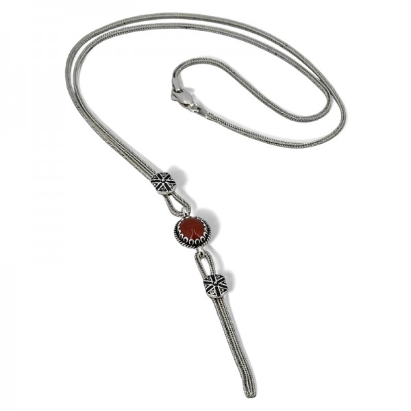 ΚΟΛΙΕ ΑΛΥΣΙΔΩΤΟ ΑΣΗΜΙ925 ΜΕ ΟΝΥΧΑ ΠΕΤΡΑ