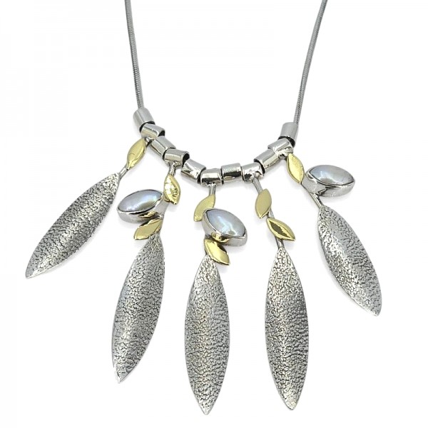 ΚΟΛΙΕ ΦΥΛΛΑ ΕΛΙΑΣ ΑΠΟ ΑΣΗΜΙ925 ΚΑΙ ΜΑΡΓΑΡΙΤΑΡΙ