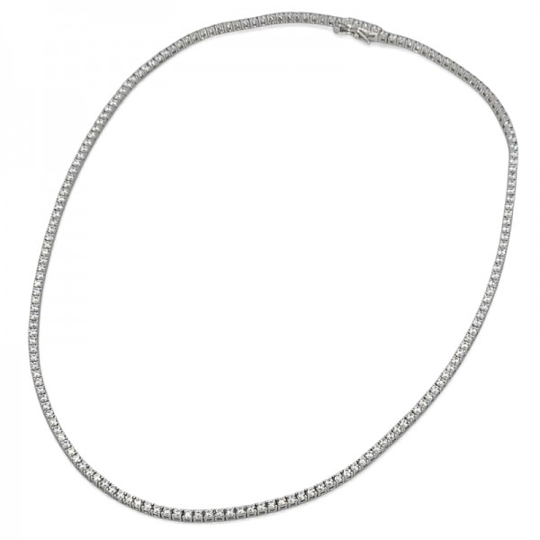 ΚΟΛΙΕ ΡΙΒΙΕΡΑ ΤΕΝΝΙΣ ΑΣΗΜΙ925 ΜΕ ΛΕΥΚΑ ΖΙΡΚΟΝ