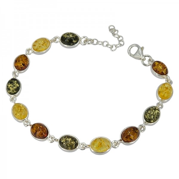 ΧΕΙΡΟΠΟΙΗΤΟ ΒΡΑΧΙΟΛΙ ΑΣΗΜΙ925 ΜΕ ΚΕΧΡΙΜΠΑΡΙ