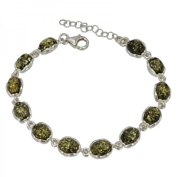 ΧΕΙΡΟΠΟΙΗΤΟ ΒΡΑΧΙΟΛΙ ΑΣΗΜΙ925 ΜΕ ΚΕΧΡΙΜΠΑΡΙ