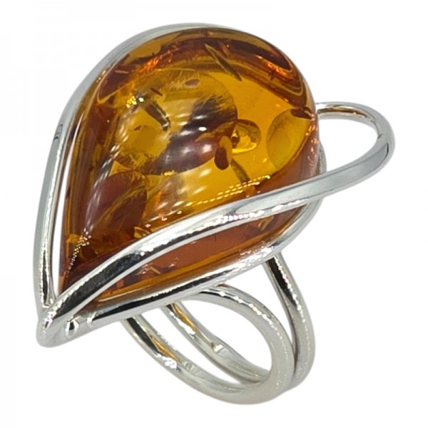 ΧΕΙΡΟΠΟΙΗΤΟ ΔΑΧΤΥΛΙΔΙ ΚΑΡΔΙΑ ΑΠΟ ΑΣΗΜΙ925 ΚΑΙ ΚΕΧΡΙΜΠΑΡΙ