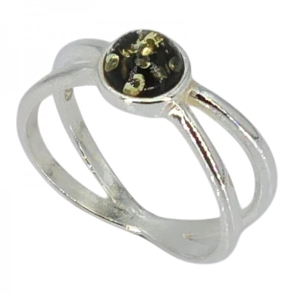 ΧΕΙΡΟΠΟΙΗΤΟ ΔΑΧΤΥΛΙΔΙ ΑΠΟ ΑΣΗΜΙ925 ΜΕ ΠΡΑΣΙΝΟ ΚΕΧΡΙΜΠΑΡΙ