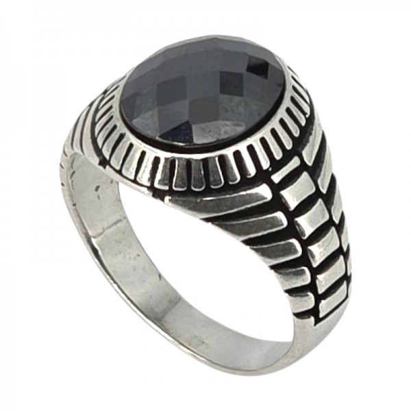 ΑΝΔΡΙΚΟ ΔΑΧΤΥΛΙΔΙ ΑΠΟ ΑΣΗΜΙ925 ΚΑΙ ΟΝΥΧΑ ΠΕΤΡΑ