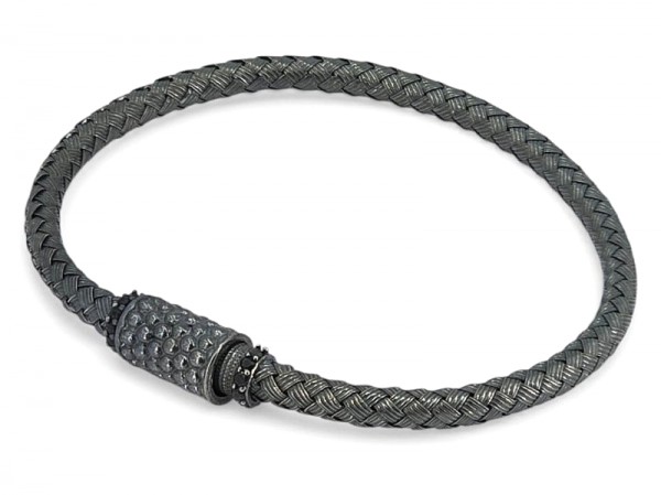 ΑΝΔΡΙΚΟ ΒΡΑΧΙΟΛΙ ΑΠΟ ΑΣΗΜΙ925 ΚΑΙ ΜΑΥΡΑ ΖΙΡΚΟΝ ΠΕΤΡΕΣ