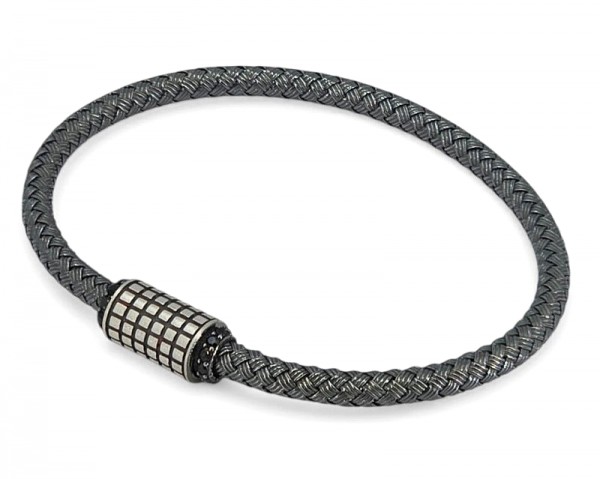 ΑΝΔΡΙΚΟ ΒΡΑΧΙΟΛΙ ΑΠΟ ΑΣΗΜΙ925 ΚΑΙ ΜΑΥΡΑ ΖΙΡΚΟΝ ΠΕΤΡΕΣ