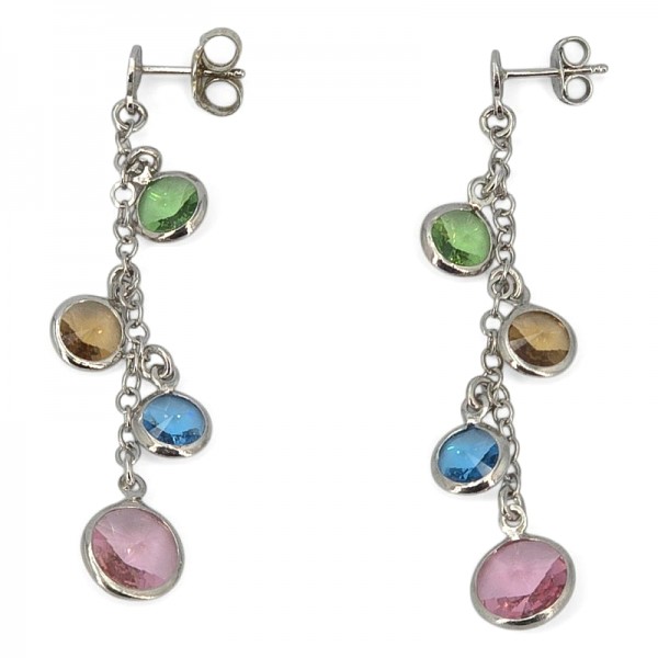 ΚΡΕΜΑΣΤΑ ΣΚΟΥΛΑΡΙΚΙΑ ΑΠΟ ΑΣΗΜΙ925 ΚΑΙ SWAROWSKI ΠΕΤΡΕΣ