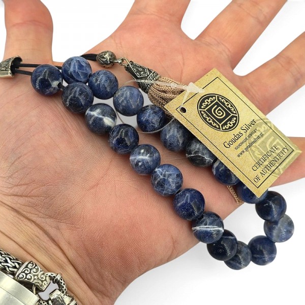 ΚΟΜΠΟΛΟΙ ΑΠΟ ΜΑΛΑΧΙΤΗ ΠΕΤΡΑ ΜΕ ΑΣΗΜΕΝΙΑ ΦΟΥΝΤΑ