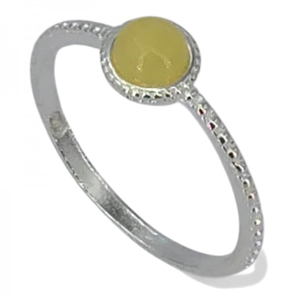 ΔΑΧΤΥΛΙΔΙ ΑΠΟ ΑΣΗΜΙ925 ΜΕ ΚΕΧΡΙΜΠΑΡΙ