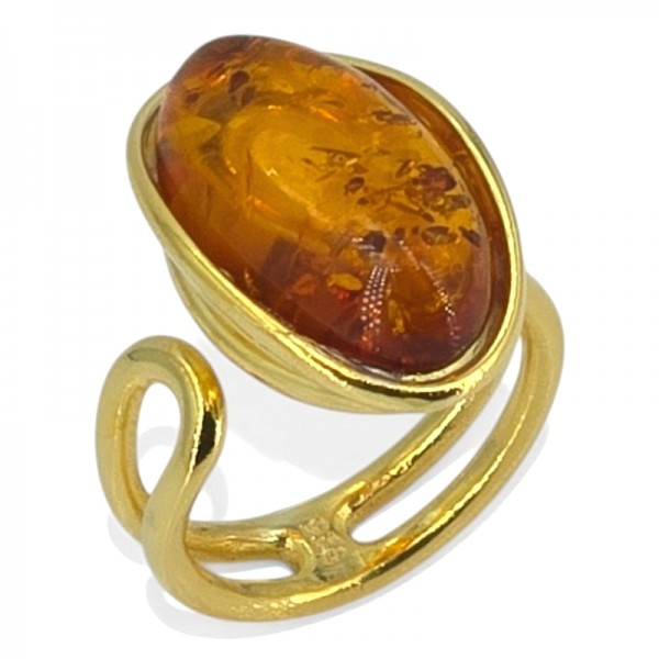 ΧΕΙΡΟΠΟΙΗΤΟ ΔΑΧΤΥΛΙΔΙ ΑΠΟ ΑΣΗΜΙ925 ΕΠΙΧΡΥΣΩΣΗ Κ18 ΚΑΙ ΚΕΧΡΙΜΠΑΡΙ