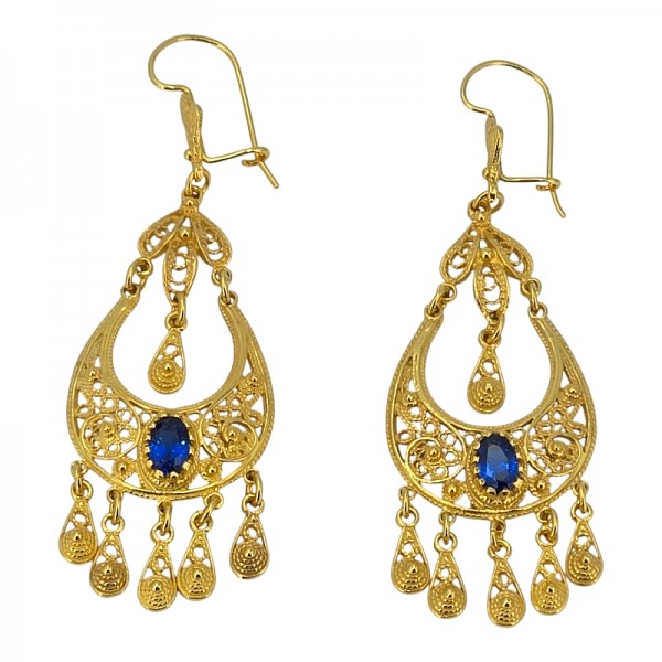 ΦΙΛΙΓΚΡΑΝ ΧΕΙΡΟΠΟΙΗΤΑ ΣΚΟΥΛΑΡΙΚΙΑ ΑΠΟ ΑΣΗΜΙ925 ΚΑΙ ΕΠΙΧΡΥΣΩΣΗ Κ18 ΚΑΙ ΖΙΡΚΟΝ ΠΕΤΡΑ