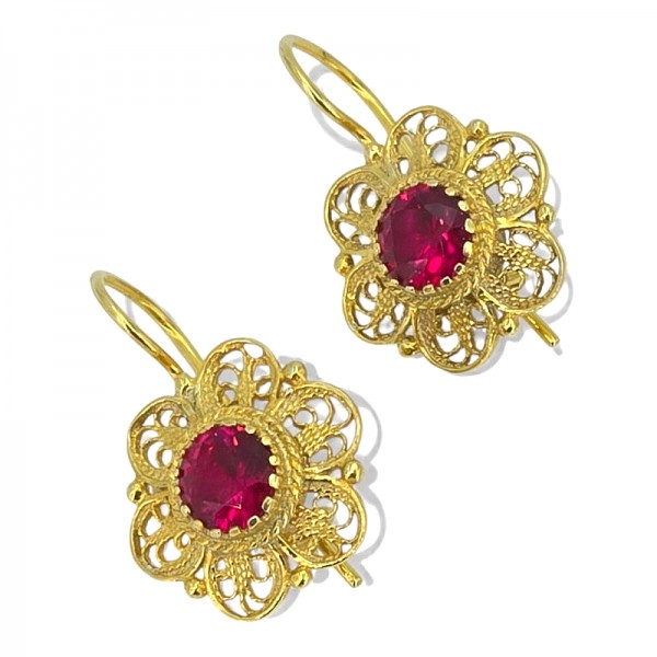 ΦΙΛΙΓΚΡΑΝ ΣΚΟΥΛΑΡΙΚΙΑ ΑΣΗΜΙ925 ΜΕ ΓΡΑΝΑΔΑ ΠΕΤΡΑ