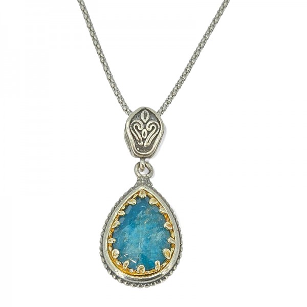 ΒΥΖΑΝΤΙΝΟ ΣΚΑΛΙΣΤΟ ΜΕΝΤΑΓΙΟΝ ΑΠΟ ΑΣΗΜΙ925 ΚΑΙ ΑΠΑΤΙΤΗ ΠΕΤΡΑ