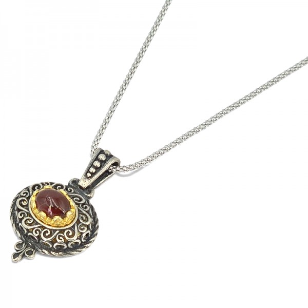 ΜΕΝΤΑΓΙΟΝ ΜΕ ΑΛΥΣΙΔΑ ΑΣΗΜΙ925 ΚΑΙ ΛΑΠΙΣ ΠΕΤΡΑ