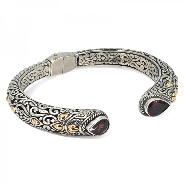 ΧΕΙΡΟΠΟΙΗΤΟ ΣΚΑΛΙΣΤΟ ΒΡΑΧΙΟΛΙ ΧΕΙΡΟΠΕΔΑ ΑΠΟ ΑΣΗΜΙ925 ΚΑΙ ΖΙΡΚΟΝ ΠΕΤΡΑ