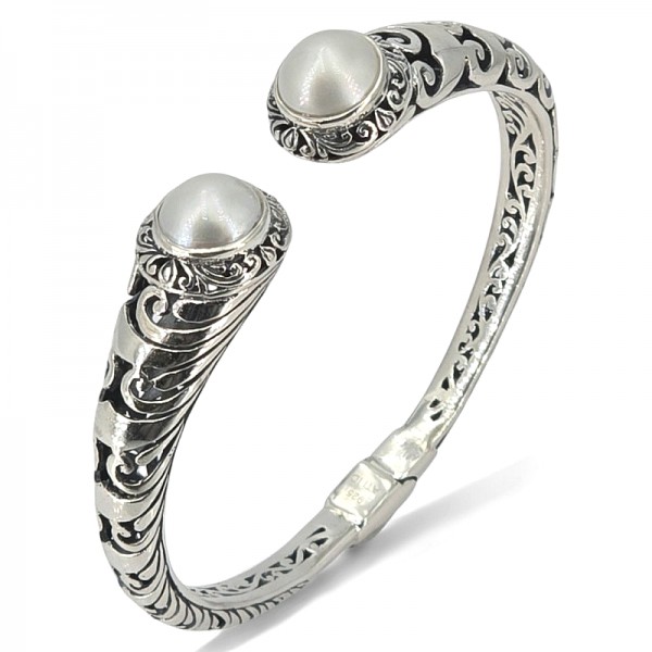 ΒΡΑΧΙΟΛΙ ΒΕΡΓΑ ΣΚΑΛΙΣΤΗ ΑΠΟ ΑΣΗΜΙ925 ΚΑΙ ΜΑΡΓΑΡΙΤΑΡΙ ΚΑΛΛΙΕΡΓΕΙΑΣ