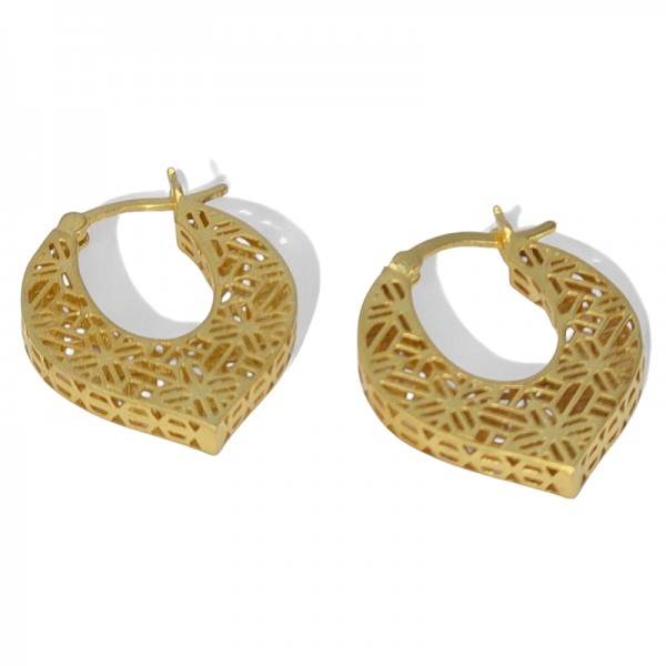 ΚΡΙΚΟΙ ΣΚΟΥΛΑΡΙΚΙΑ ΑΠΟ ΑΣΗΜΙ925 Κ ΕΠΙΧΡΥΣΩΣΗ Κ18  2,7 CM