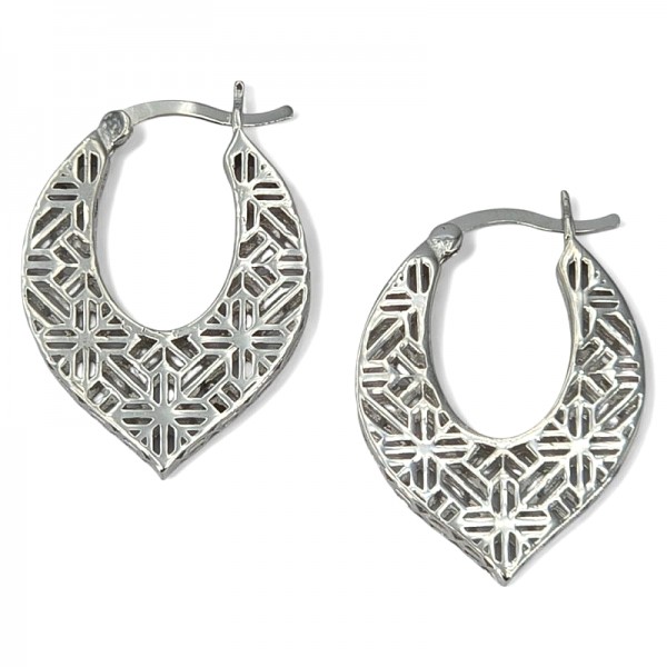 ΚΡΙΚΟΙ ΣΚΟΥΛΑΡΙΚΙΑ ΑΠΟ ΑΣΗΜΙ925 ΜΕ ΕΠΙΠΛΑΤΙΝΩΣΗ  2,6 CM