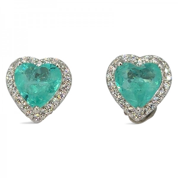 ΚΑΡΦΩΤΑ ΣΚΟΥΛΑΡΙΚΙΑ ΑΣΗΜΙ925 ΜΕ PARAIBA ΚΑΙ ΖΙΡΚΟΝ ΠΕΤΡΕΣ