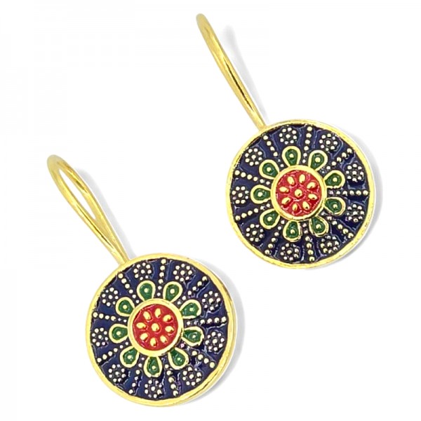 ΚΡΕΜΑΣΤΑ ΣΚΟΥΛΑΡΙΚΙΑ ΑΣΗΜΙ925 ΕΠΙΧΡΥΣΩΣΗ Κ18 ΜΕ ΣΜΑΛΤΟ