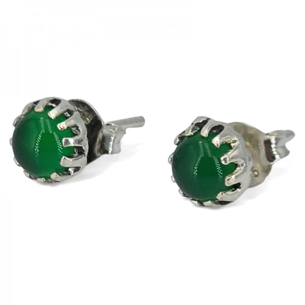 ΚΑΡΦΩΤΑ ΣΚΟΥΛΑΡΙΚΙΑ ΑΠΟ ΑΣΗΜΙ925 ΜΕ ΑΧΑΤΗ ΠΕΤΡΑ