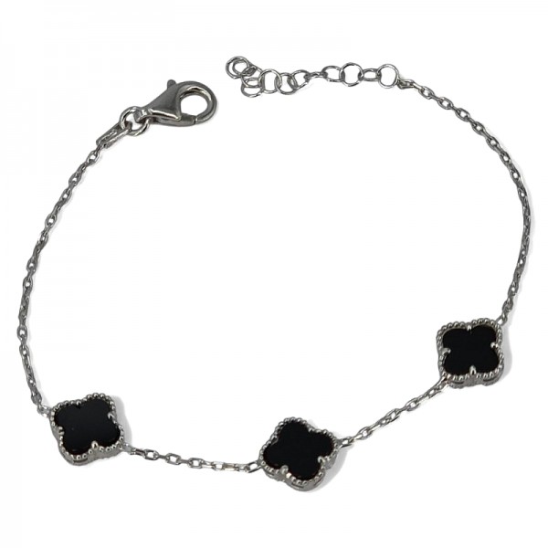 ΒΡΑΧΙΟΛΙ ΑΛΥΣΙΔΑ ΑΣΗΜΙ925 ΜΕ ΟΝΥΧΑ ΠΕΤΡΑ