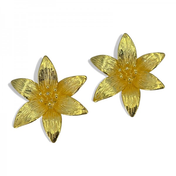 ΚΑΡΦΩΤΑ ΣΚΟΥΛΑΡΙΚΙΑ ΑΣΗΜΙ925 ΜΕ ΕΠΙΧΡΥΣΩΣΗ Κ18