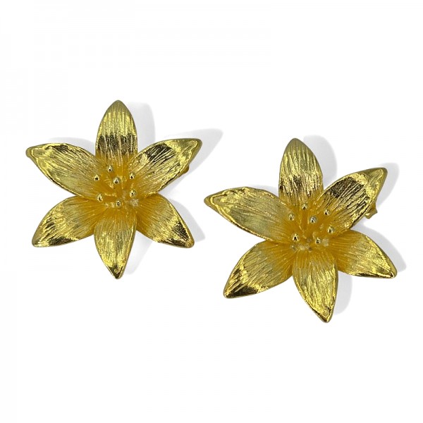 ΚΑΡΦΩΤΑ ΣΚΟΥΛΑΡΙΚΙΑ ΑΣΗΜΙ925 ΜΕ ΕΠΙΧΡΥΣΩΣΗ Κ18