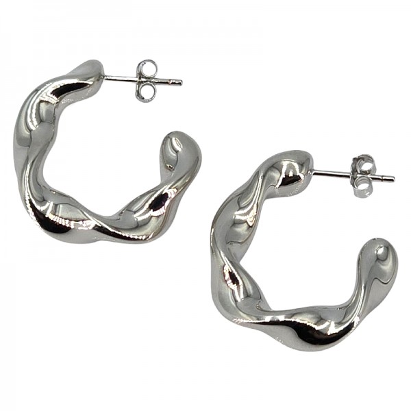 ΚΡΙΚΟΙ ΣΤΡΙΦΤΟΙ ΣΚΟΥΛΑΡΙΚΙΑ ΑΠΟ ΑΣΗΜΙ925  2,5 CM