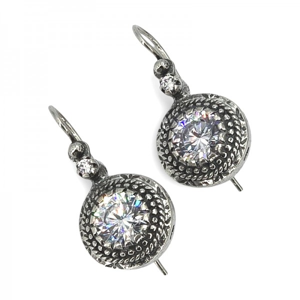 ΑΝΤΙΚΕ ΣΚΟΥΛΑΡΙΚΙΑ ΑΣΗΜΙ925 ΜΕ ΖΙΡΚΟΝ ΠΕΤΡΑ