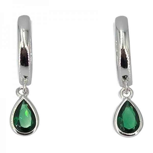 ΚΡΕΜΑΣΤΑ ΣΚΟΥΛΑΡΙΚΙΑ ΑΣΗΜΙ925 ΖΙΡΚΟΝ ΠΕΤΡΑ