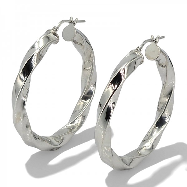 ΚΡΙΚΟΙ ΣΤΡΙΦΤΟΙ ΣΚΟΥΛΑΡΙΚΙΑ ΑΠΟ ΑΣΗΜΙ925 4 CM