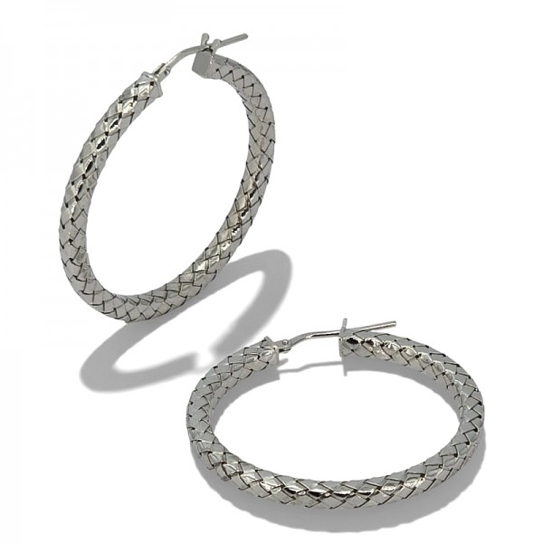 ΚΡΙΚΟΙ ΠΛΕΧΤΟΙ ΑΣΗΜΙ925 ΜΕ ΕΠΙΠΛΑΤΙΝΩΣΗ 3,5 CM