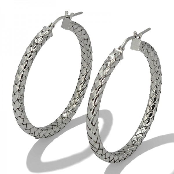 ΚΡΙΚΟΙ ΠΛΕΧΤΟΙ ΑΣΗΜΙ925 ΜΕ ΕΠΙΠΛΑΤΙΝΩΣΗ 3,5 CM