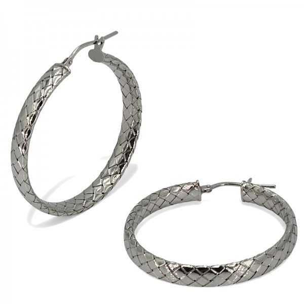 ΚΡΙΚΟΙ ΠΛΕΧΤΟΙ ΑΣΗΜΙ925 ΜΕ ΕΠΙΠΛΑΤΙΝΩΣΗ 3,5 CM