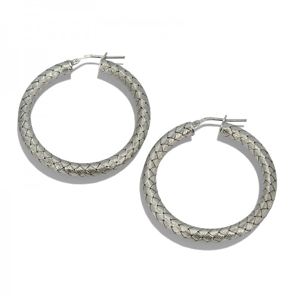 ΚΡΙΚΟΙ ΠΛΕΧΤΟΙ ΑΣΗΜΙ925 ΜΕ ΕΠΙΠΛΑΤΙΝΩΣΗ 3,7 CM