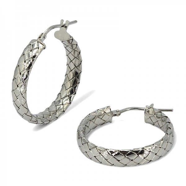 ΚΡΙΚΟΙ ΠΛΕΧΤΟΙ ΑΣΗΜΙ925 ΜΕ ΕΠΙΠΛΑΤΙΝΩΣΗ 2,5 CM