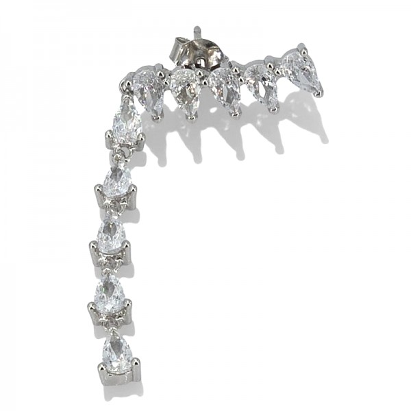 ΜΟΝΟ ΚΑΡΦΩΤΟ ΣΚΟΥΛΑΡΙΚΙ ΑΣΗΜΙ925 ΜΕ ΖΙΡΚΟΝ ΠΕΤΡΕΣ